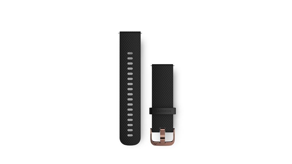Garmin Vivomove HR bands, two sizes included, Black/Rose Gold 010-12691-03