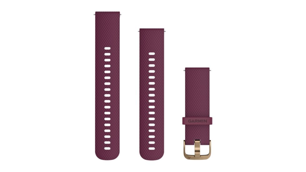 Garmin Vivomove HR bands, two sizes included, Merlot/Gold 010-12691-05