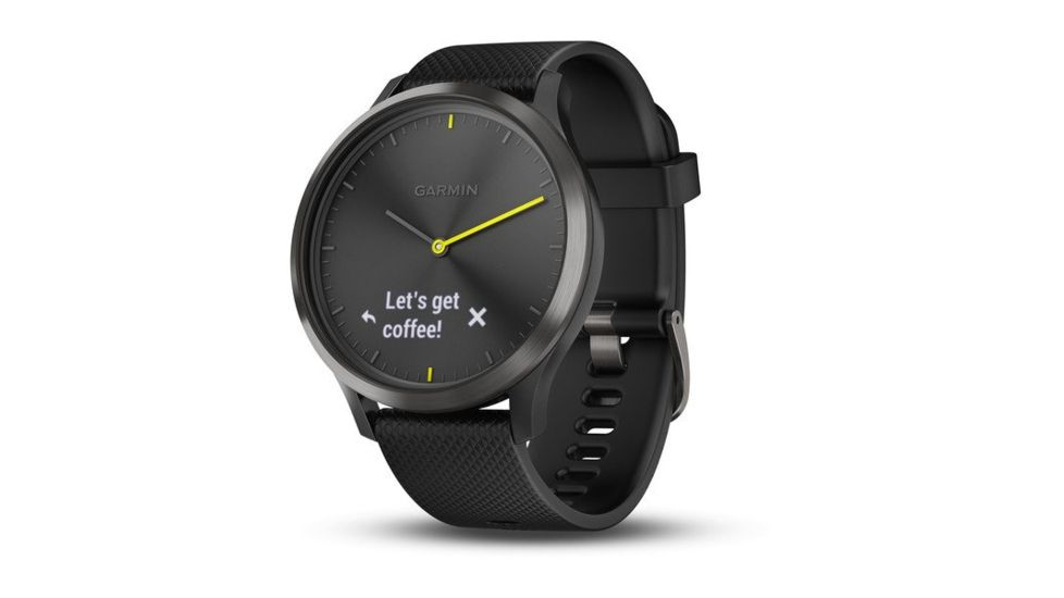 Garmin Vivomove HR, ENG, Sport, Black/Black, Large 010-01850-11