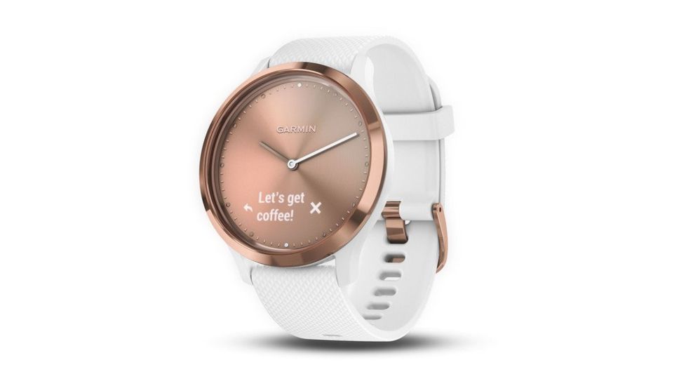 Garmin Vivomove HR, ENG, Sport, Rose Gold/White, Small/Medium 010-01850-12
