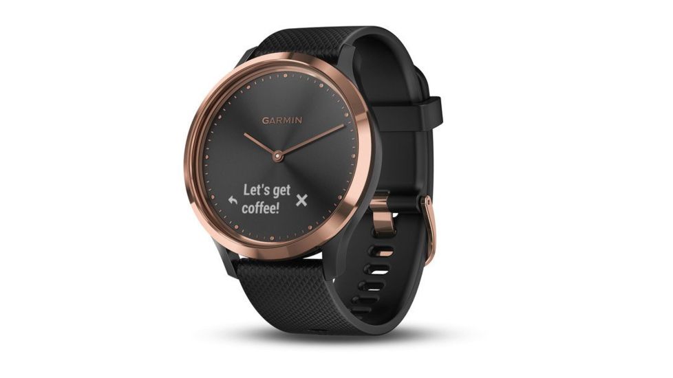 Garmin Vivomove HR, ENG, Sport, Black/Rose Gold, Small/Medium 010-01850-16