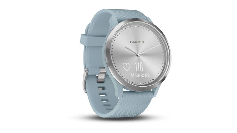 Garmin Vivomove HR, ENG, Sport, Seafoam/Silver, Small/Medium 010-01850-18