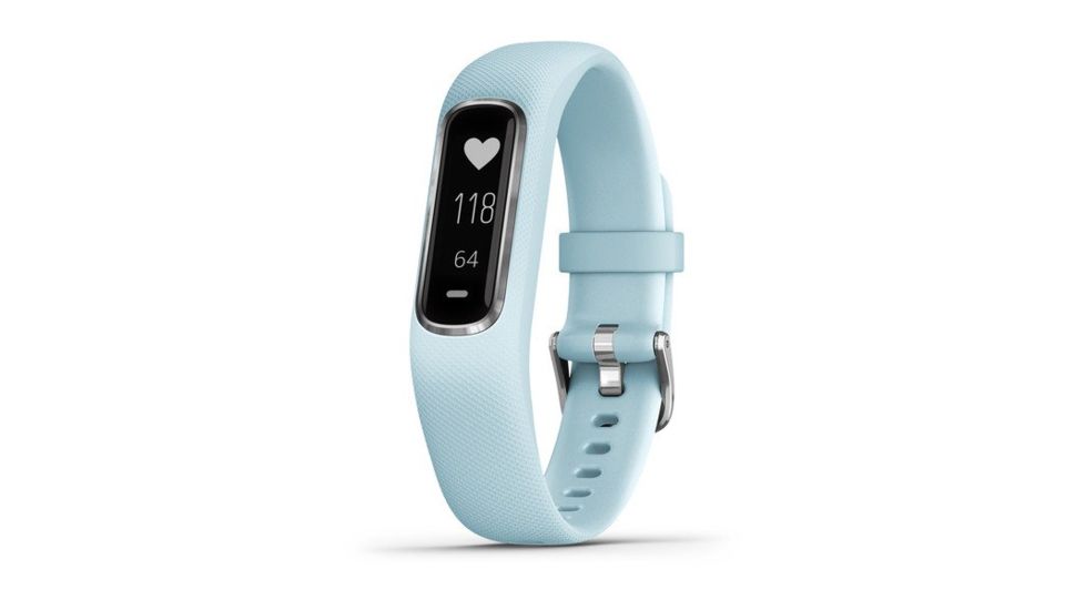 Garmin Vivosmart 4, NA/AUS, Blue/Silver, Small/Medium 010-01995-14