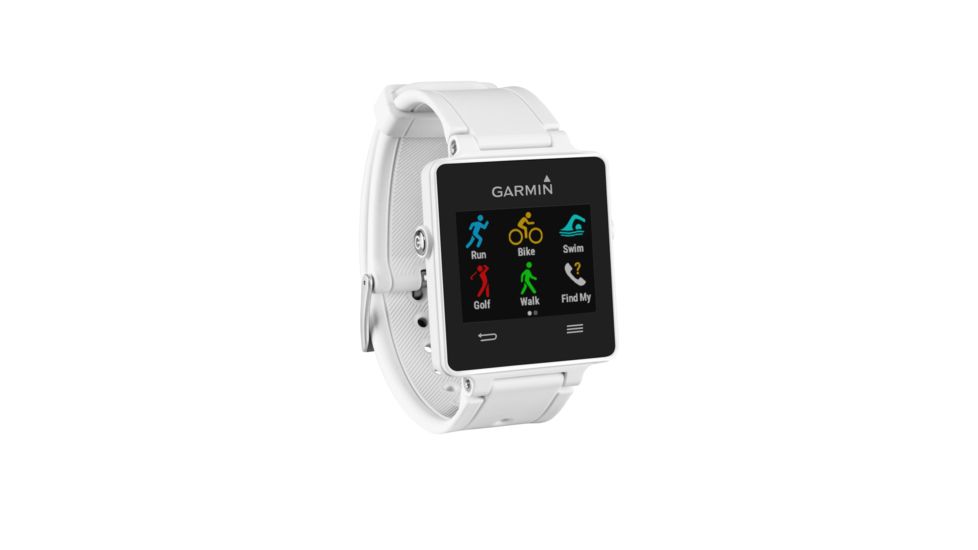 Garmin vvoactive GPS Smartwatch, White 010-01297-01