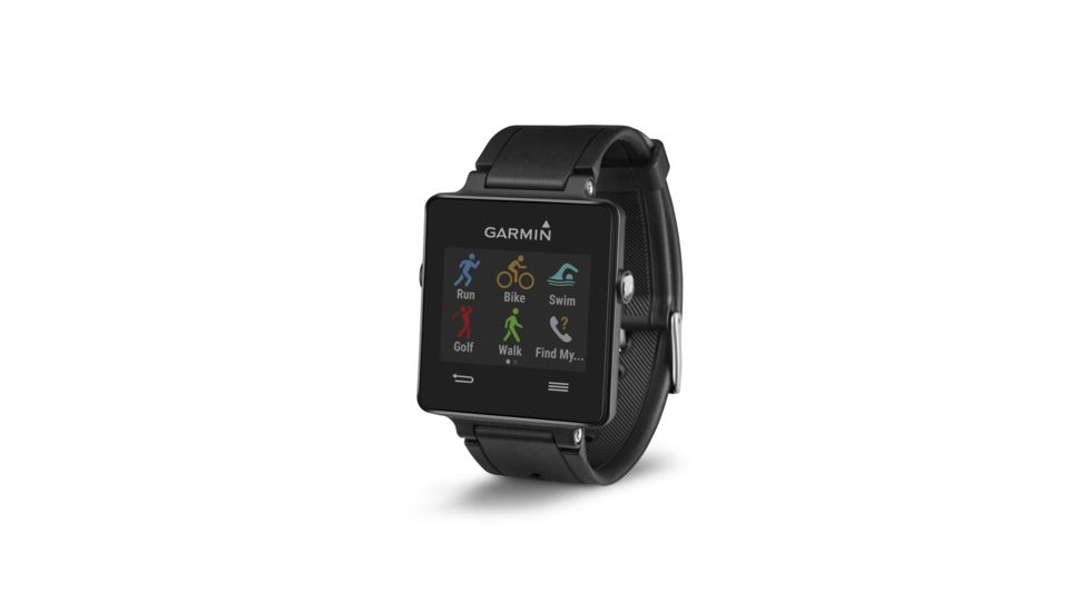 Garmin vvoactive GPS Smartwatch with Heart Rate Monitor, Black 010-01297-10