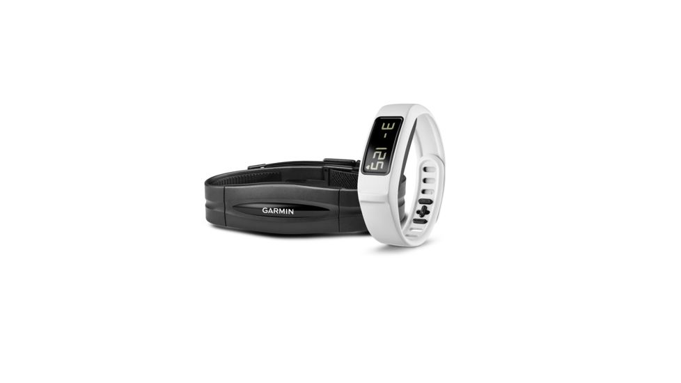 Garmin vvofit 2 with Heart Rate Monitor, White 010-01503-31