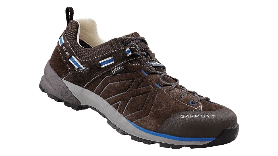 Garmont Santiago Low GTX Hiking Shoes - Mens, Dark Brown/Blue, 12, 481241/217-DBR/BL-12