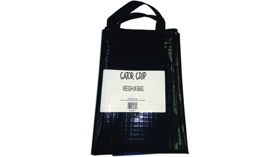 Gator Grip Fish Weigh Bag, Black, GG-BAG-BLK