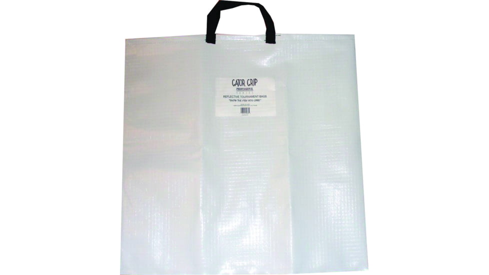 Gator Grip Fish Weigh Bag, White/Black Inside, GG-RTB-WHITE
