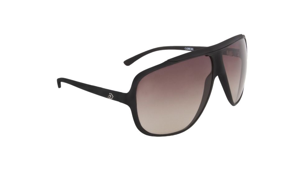 Gatorz Akombk17fBkm Akon Matte Black Frame Green Fade Lens Sunglasses