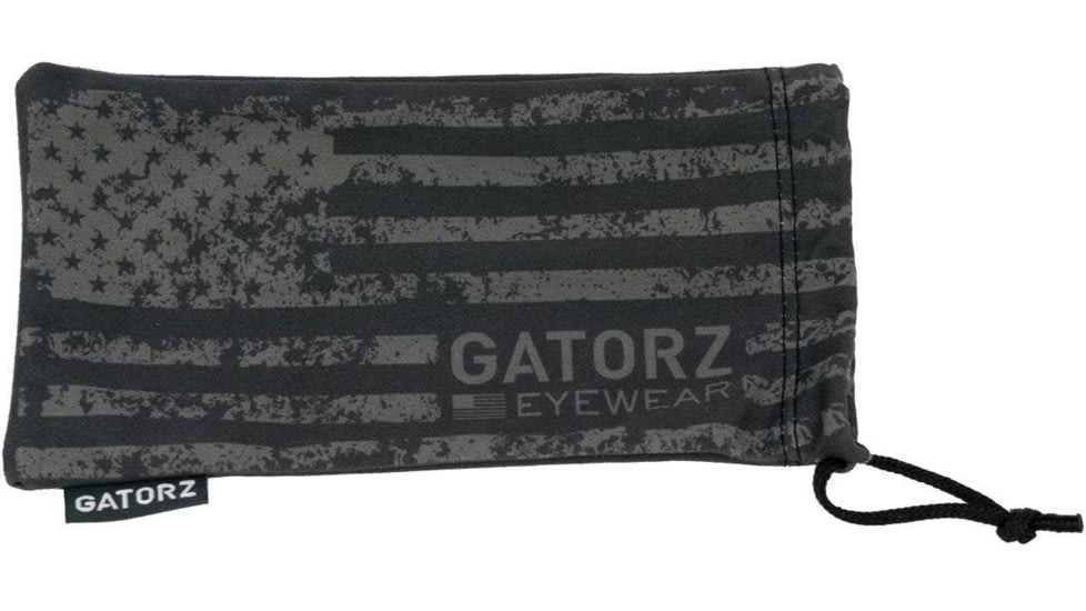 Gatorz American Flag Pouch, Microfiber, Double Sided, Black, AM FLAG-POUCH