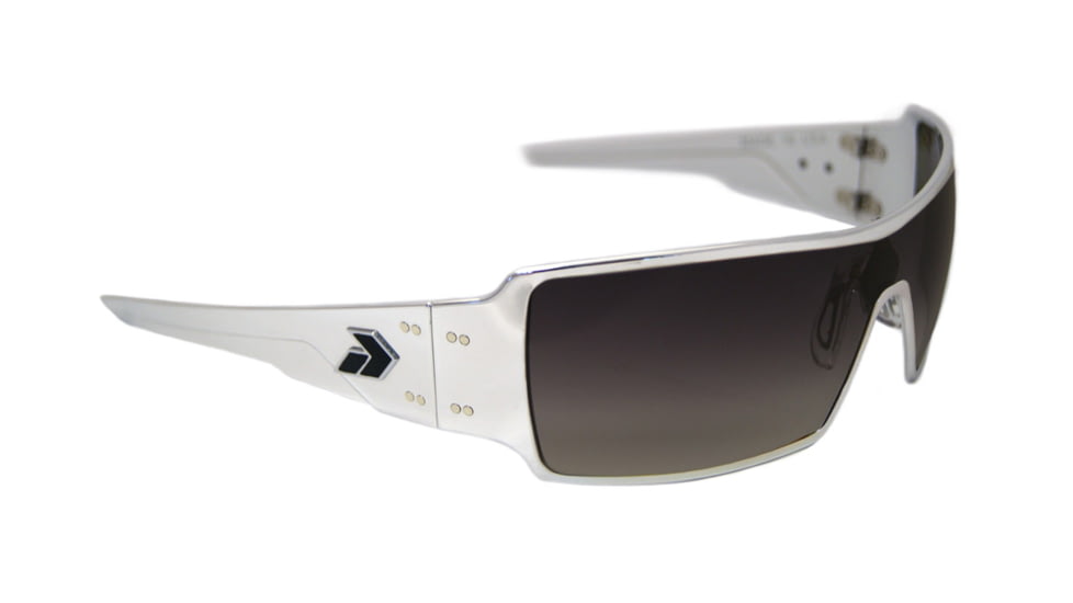 Gatorz Darpol01fSp Darth Polished Chrome Frame Gray Fade Lens Sunglasses