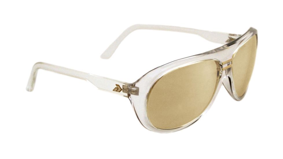 Gatorz Elyclr12c KlEly Clear Frame Gold Chrome Lens Sunglasses