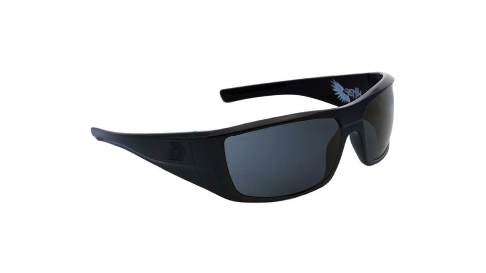 Gatorz Fenblk01pBk Fenix Black Frame Grey Polarized Lens Sunglasses