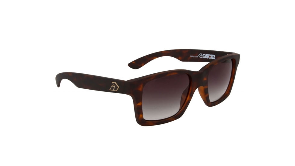 Gatorz Iammto17fMto Iam Matte Tortoise Frame Green Fade Lens Sunglasses