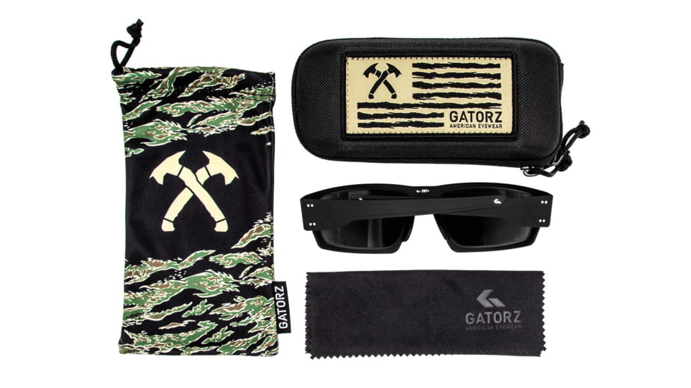 Gatorz Jack Carr Warhawk Sunglasses, Black, Medium, 841235127861