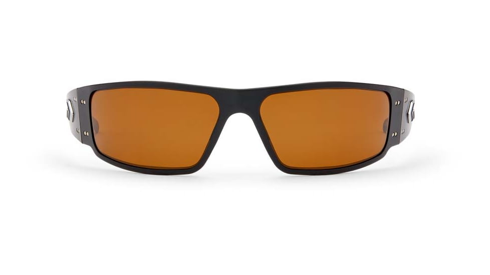 Gatorz Magnum Sunglasses, Black Frame, Brown Polarized Lens, GZ-01-045