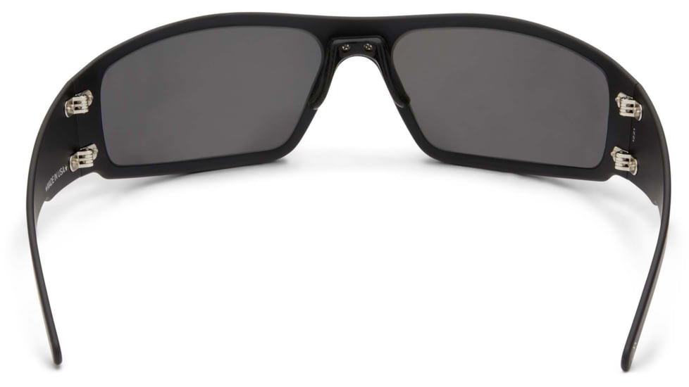 Gatorz Magnum Sunglasses, Black, Smoke Polar, Blue Mirror w/ Silver Logo, Black, GZ-01-022