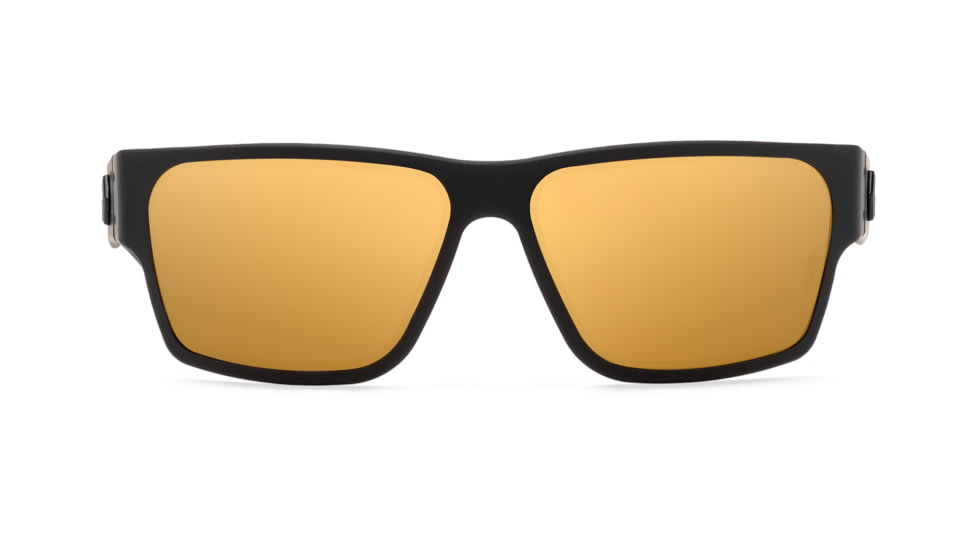 Gatorz Navy SEAL Foundation Delta Sunglasses, Black Frame with Black Logo, Rose Polarized Lens with Gold Mirror, GZ-50-089