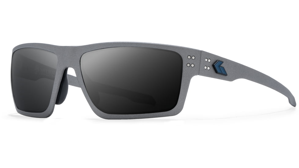 Gatorz Sentix Navy Seal Foundation Glasses w/NSF Blue Logo, Gunmetal, 841235129858