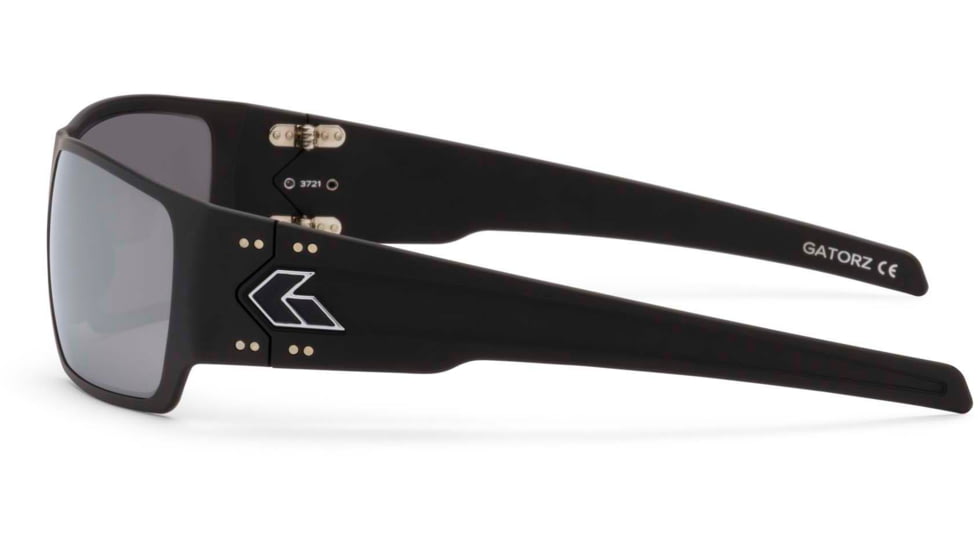Gatorz Specter Sunglasses, Cerakote BlackFrame, Smoke Polarized w/Silver Mirror Lens, GZ-08-424