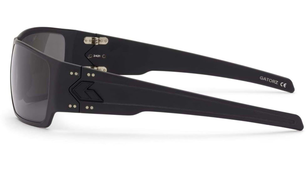 Gatorz Specter Sunglasses, Cerakote Blackout Frame, Smoke Polarized, GZ-08-410