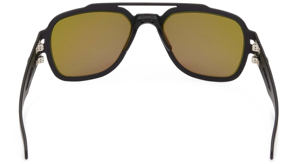 Gatorz Stark Sunglasses, Matte Blackout Frame, Brown Polarized w/ Green Mirror Lens, GZ-06-013