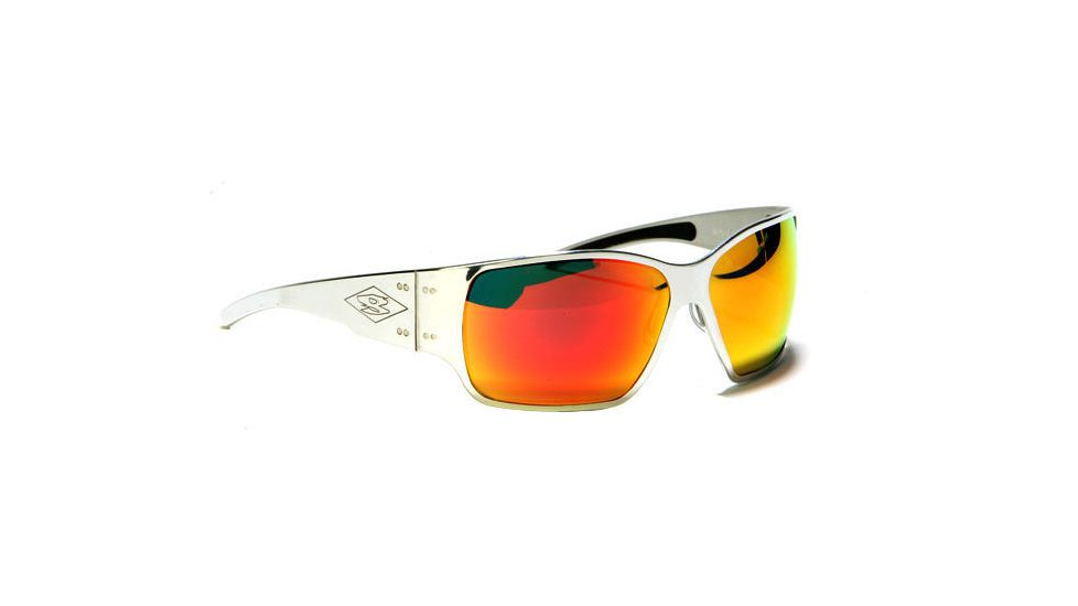 Gatorz Fury Sunglasses, Polish Frame, Sunburst Lens