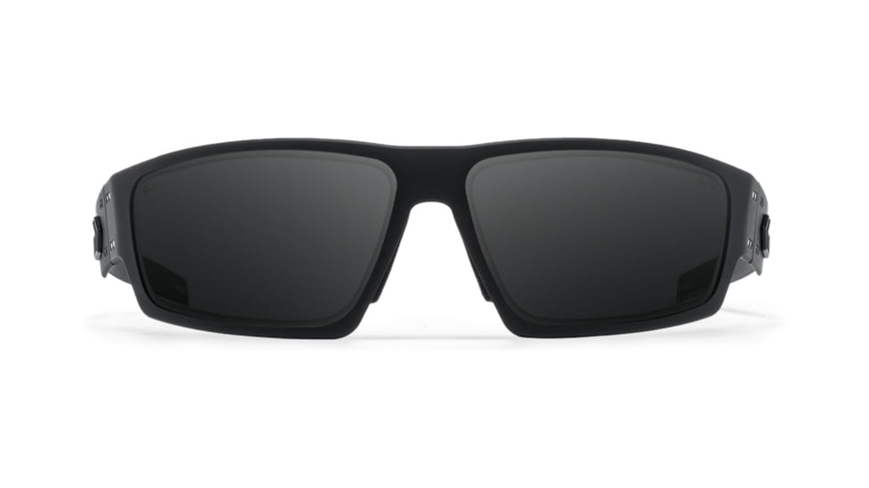 Gatorz Warhawk Sunglasses, Black, Matte Black Logo, MilSpec Ballistic Smoke, w/ Anti-Fog, ANSI Z87.1, Black, One Size, 841235127311