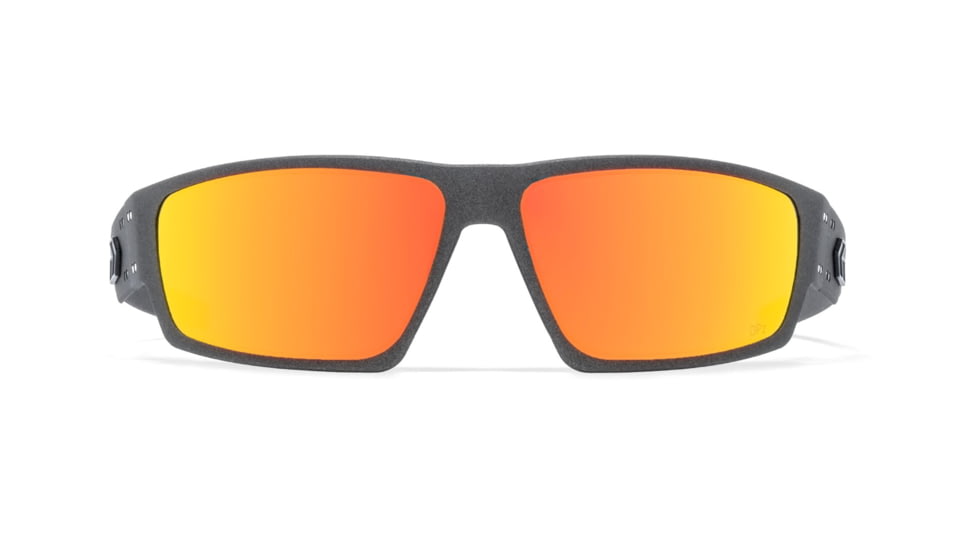 Gatorz Warhawk Sunglasses, Graphite, Matte Black Logo, Digitally Optimized Polarized Opz Sunburst, Graphite, One Size, 841235127342