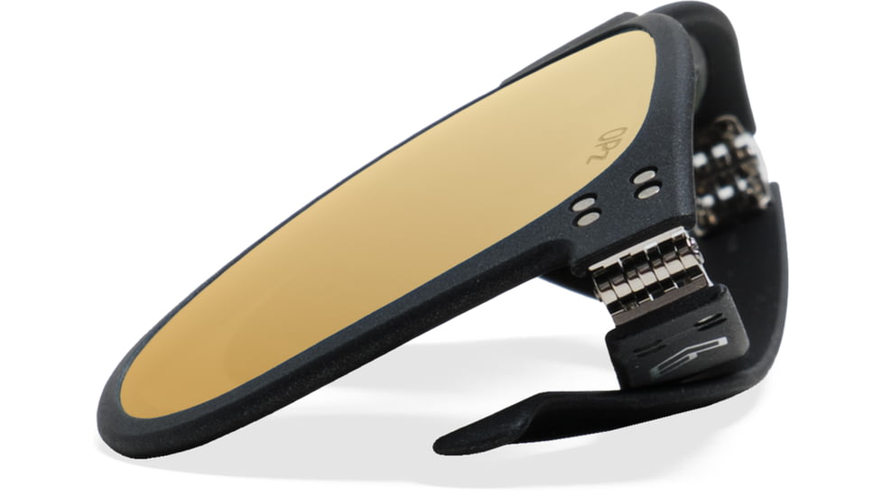 Gatorz Wraith Sunglasses, Black, Engraved Logo, Digitally Optimized Polarized, Rose, Gold Mirror w. Anti- Reflective Coating, 841235127809