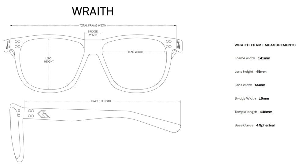 Gatorz Wraith Sunglasses, Black, Engraved Logo, Digitally Optimized Polarized, Rose, Gold Mirror w. Anti- Reflective Coating, 841235127809