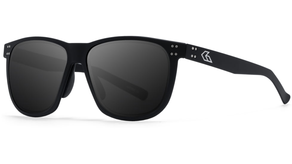Gatorz Wraith Sunglasses, Black, Engraved Logo, Smoke, 841235127779