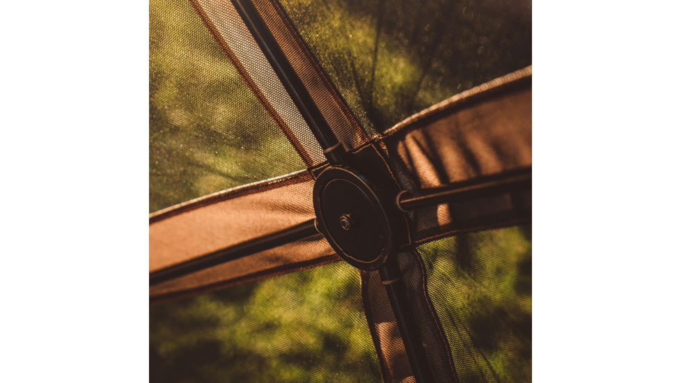 Gazelle G5 5-Sided Portable Gazebo Pop-Up Hub Screen Tent, 3 Wind Panels, Desert Sand, 4-Person, GK907