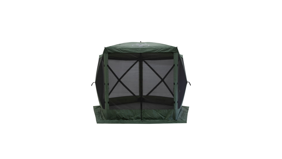 Gazelle G5 5-Sided Portable Gazebo, Pop-Up Hub Screen Tent with 3 free Wind Panels, Alpine Green, 4-Person, GK909