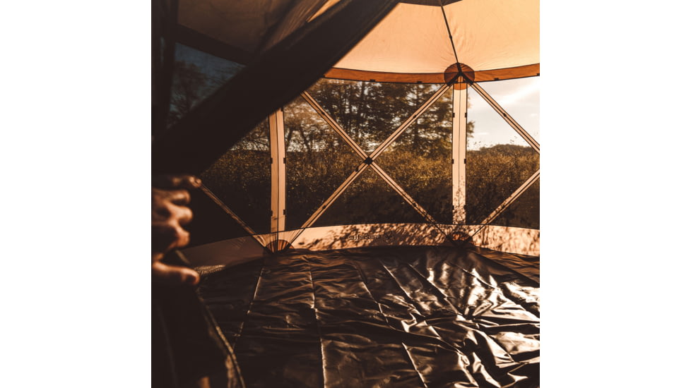 Gazelle G6 6-Sided Gazebo Footprint, Black, GA106