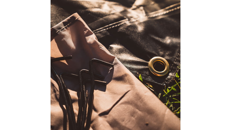 Gazelle G6 6-Sided Gazebo Footprint, Black, GA106