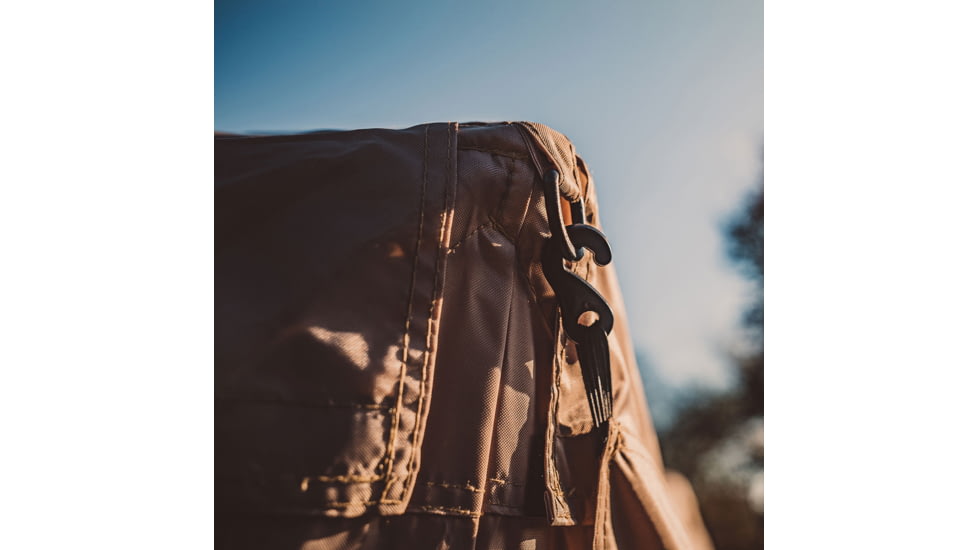 Gazelle G6 6-Sided Portable Gazebo Pop-Up Hub Screen Tent, 3 Pack of Wind Panels, Desert Sand, 8-Person, GK908