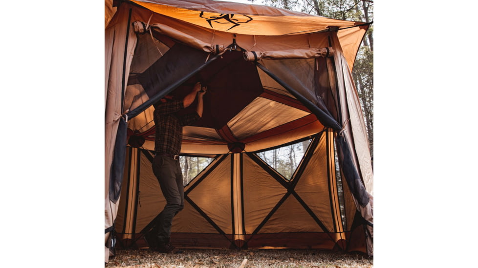 Gazelle Gazebo G6 Cool Top, Badlands Brown, 8-Person, GG620BR