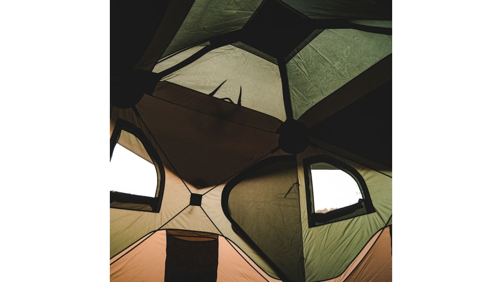Gazelle T4 Hub Tent Overland Edition, Alpine Green &amp; Oak Moss, 4-Person, GT401GR