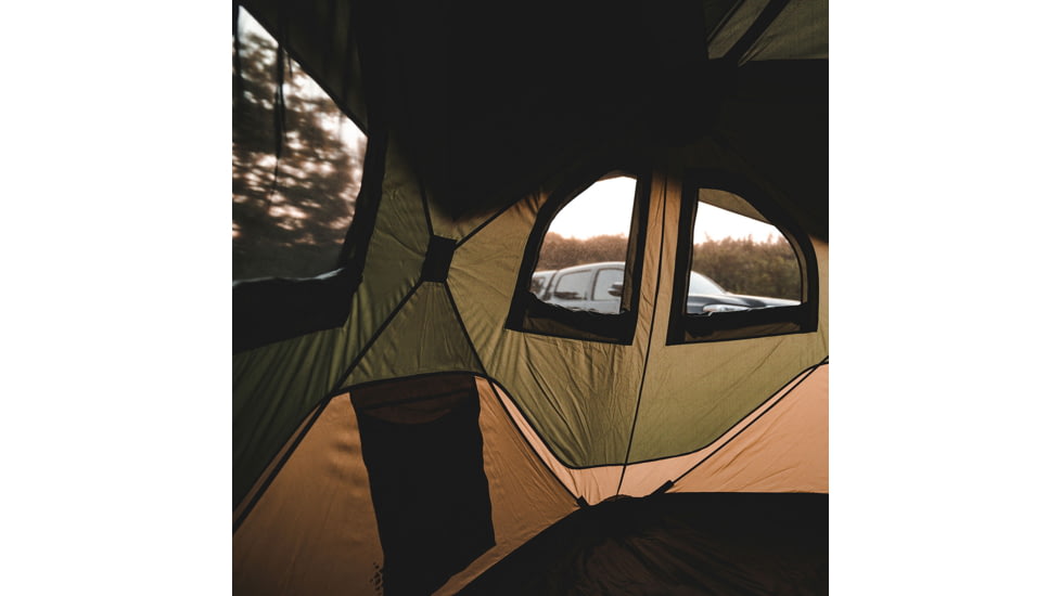 Gazelle T4 Hub Tent Overland Edition, Alpine Green &amp; Oak Moss, 4-Person, GT401GR