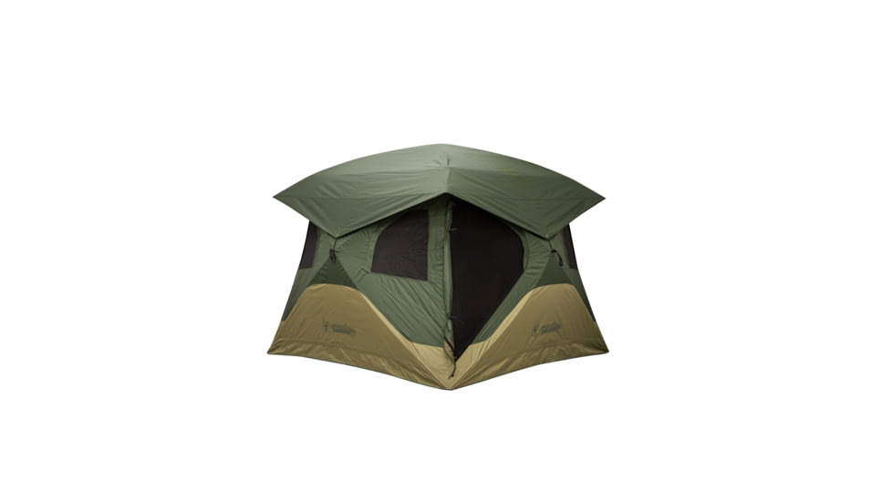 Gazelle T4 Hub Tent Overland Edition, Alpine Green &amp; Oak Moss, 4-Person, GT401GR