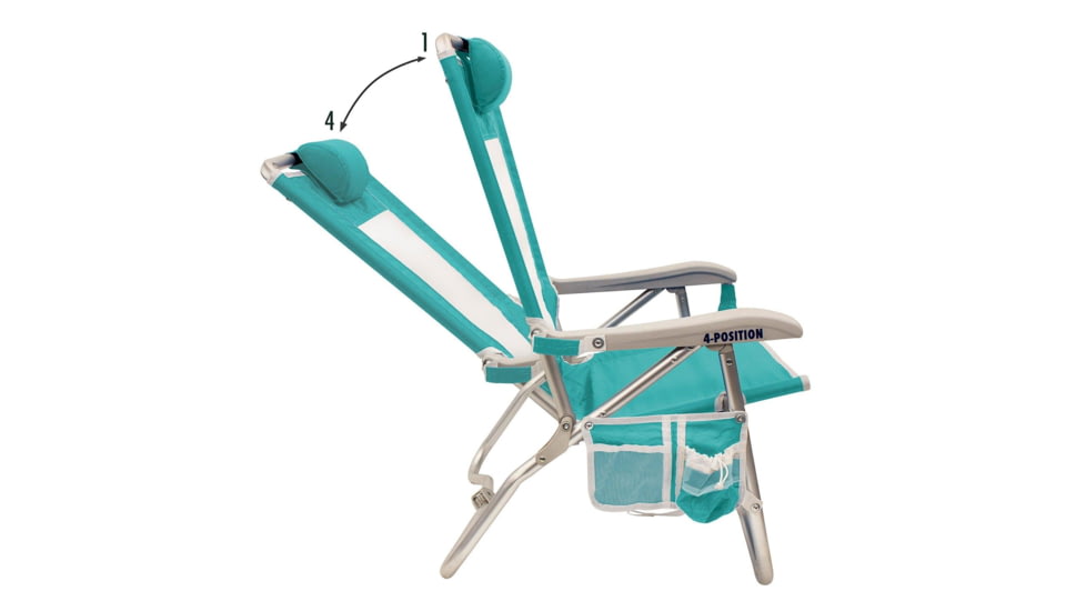 GCI Outdoor Bi-Fold Beach Chair, Seafoam Green, bi-fold-beach-chair-2
