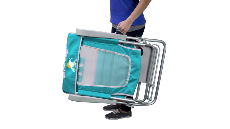 GCI Outdoor Big Surf Chair with Slide Table, Seafoam Green, big-surf-slide-table-2