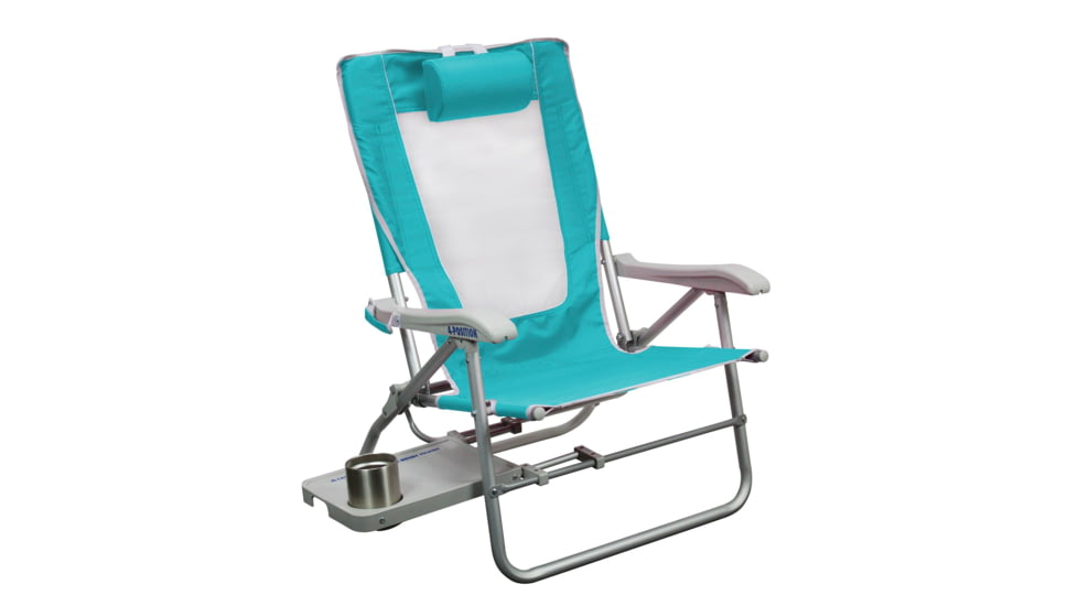 GCI Outdoor Big Surf Chair with Slide Table, Seafoam Green, big-surf-slide-table-2