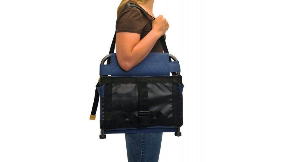 GCI Outdoor BleacherBack Chair, Black, 20010