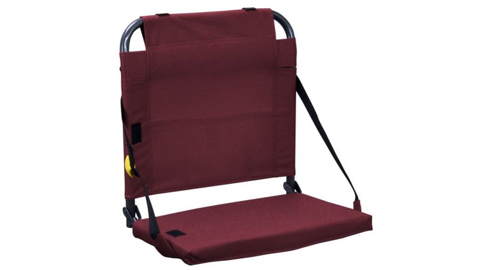 GCI Outdoor BleacherBack Chair, Maroon, 20013