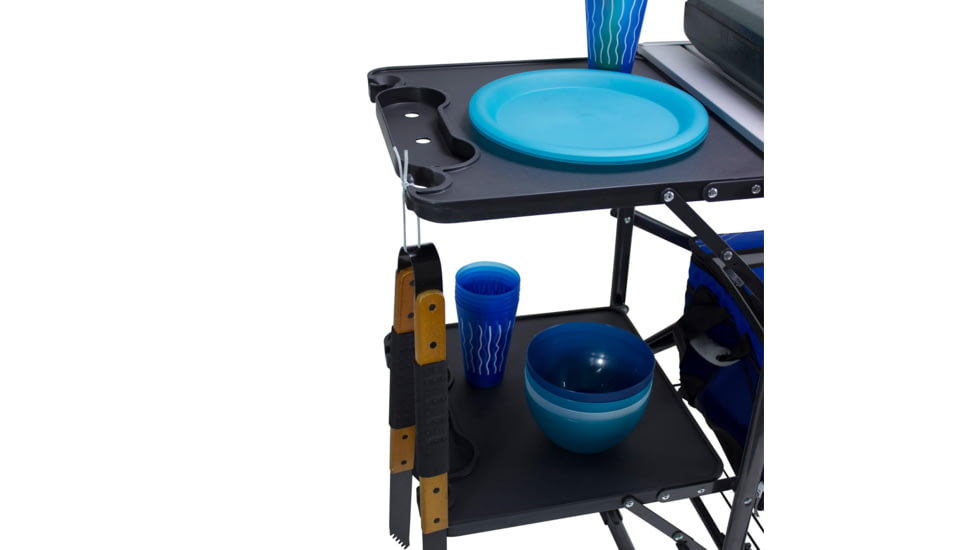 GCI Outdoor Master Cook Station, Black Chrome, master-cook-station
