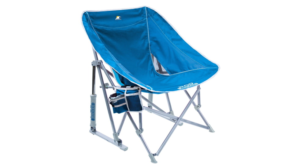 GCI Outdoor Pod Rocker Beach Chair, Saybrook Blue, pod-rocker-beach-chair