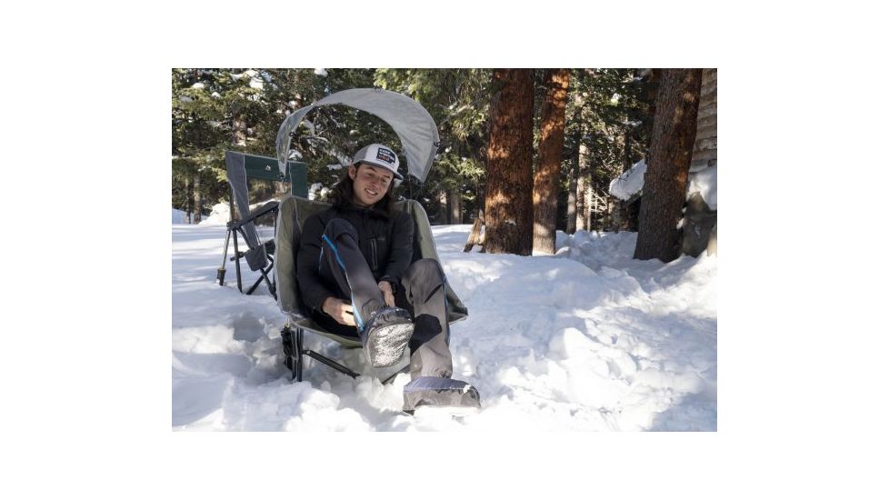 GCI Outdoor Pod Rocker Chair with Sunshade, Loden Green, 37573